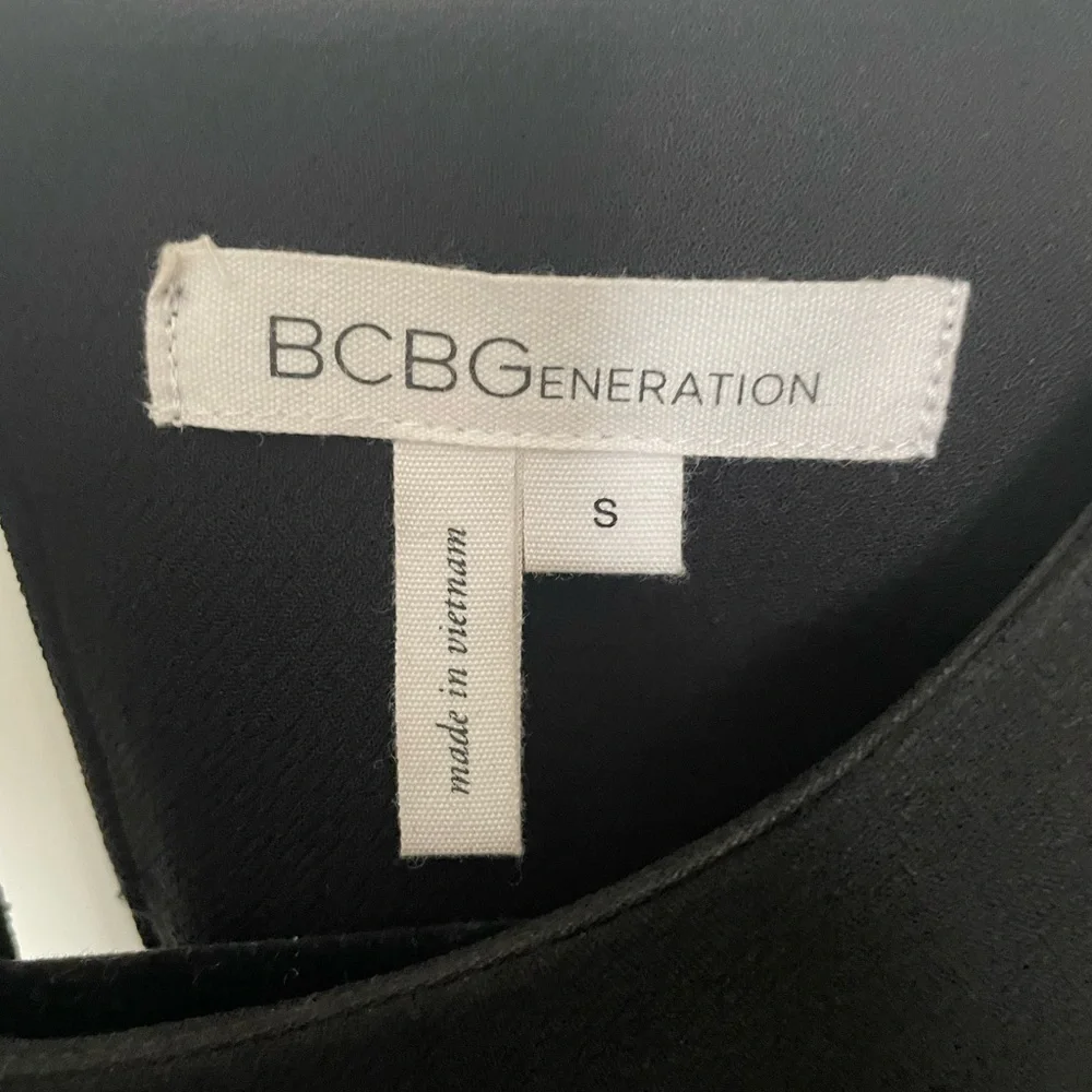 BCBGeneration Black and White Tweed Mini Dress - Picture 4 of 5
